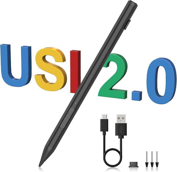 USI 2.0 Stylus Pen for Chromebook & Google Pixel Tablet by Arsandyn