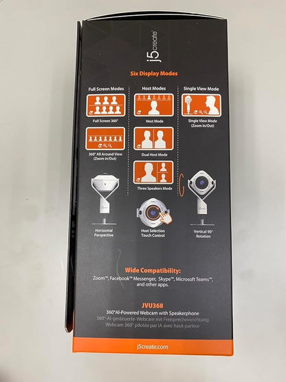 j5create 360 All Around AI-Powered Conference Room Camera - Image 11