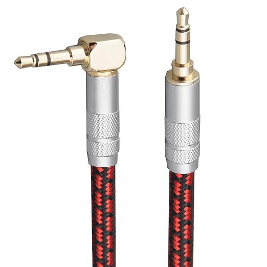 Audiophile High Purity Copper Aux Audio Cable 3.5mm Male to 3.5mm Male Audio by Primeda