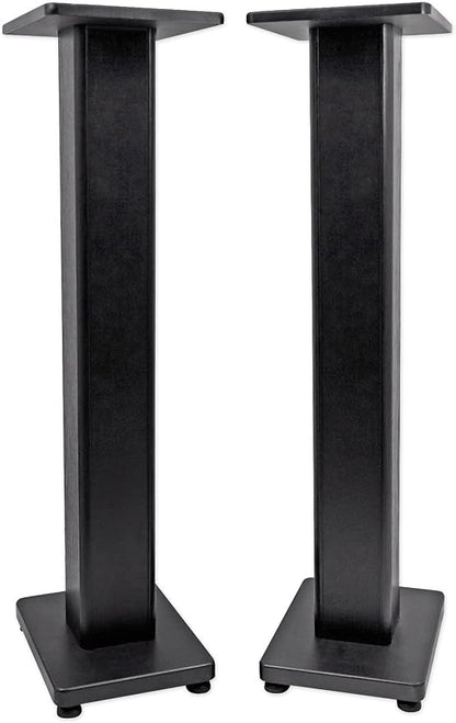 Rockville Pair RHT28 28 Inch Bookshelf Speaker Stands, 60 lbs Capacity - Image 3