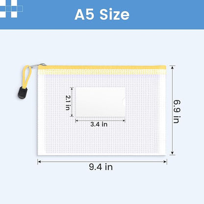 Sooez 24 Pack Mesh Zipper Pouch Bags - Image 2