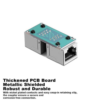 ZUZONG RJ45 Coupler, in Line Coupler Ethernet Coupler Cat8/ Cat7/ Cat6/ Cat5e/ - Image 6