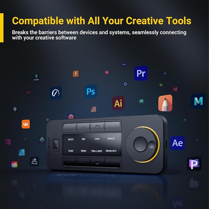 XENCELABS Quick Keys for PC, Drawing Tablet, Pen Display, OLED Display - Image 8