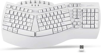 Perixx Periboard-612 Wireless Ergonomic USB Split Keyboard, US English Layout by PerixxComputerGmbH