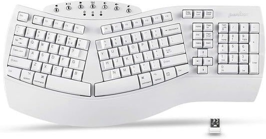 Perixx Periboard-612 Wireless Ergonomic USB Split Keyboard, US English Layout by PerixxComputerGmbH