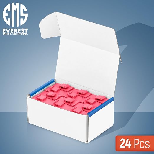 Everest Cat6 RJ45 Keystone Coupler in Pink - Image 2