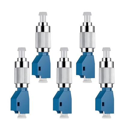 5Pcs Visual Fault Locator Fiber Adapter, Fiber Optic Connector, Single Mode by Moocci