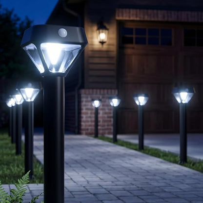 XMCOSY+ Smart Solar Pathway Lights Outdoor, Motion Sensor Landscape Lighting - Image 8