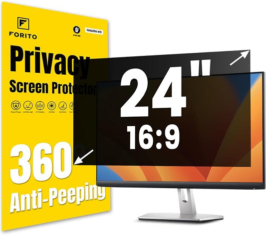 F FORITO 24 Inch 16:9 360°Privacy Screen Protector by FFORITO
