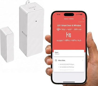 MOCREO LD1 LoRa Smart Door Window Sensor, 2000ft Ultra-Long Range, 5-Year by MOCREO
