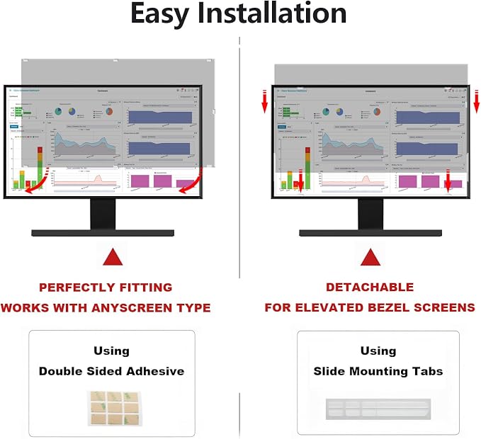 22 Inch Computer Privacy Screen Shield - Image 4
