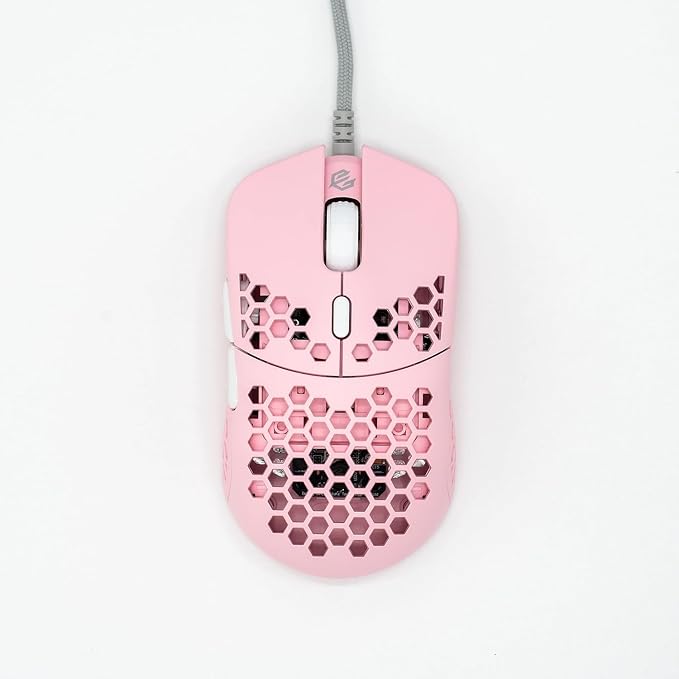 Gwolves Hati HTS Lightweight Honeycomb Wired Gaming Mouse, 3389 Sensor by G-Wolves