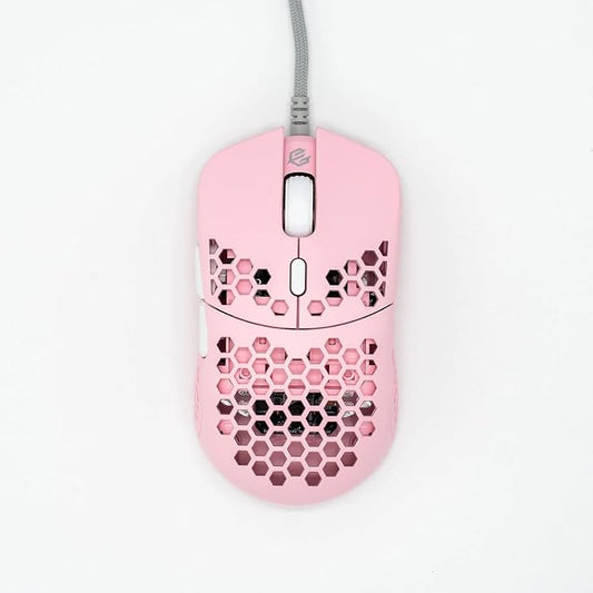 Gwolves Hati HTS Lightweight Honeycomb Wired Gaming Mouse, 3389 Sensor by G-Wolves