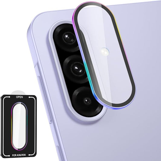 for Samsung Galaxy A36/A56 Camera Lens Protector, Individual Metal Ring - Image 2