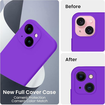 FireNova Designed for iPhone 15 Plus Case, Silicone Case with, Soft - Image 3