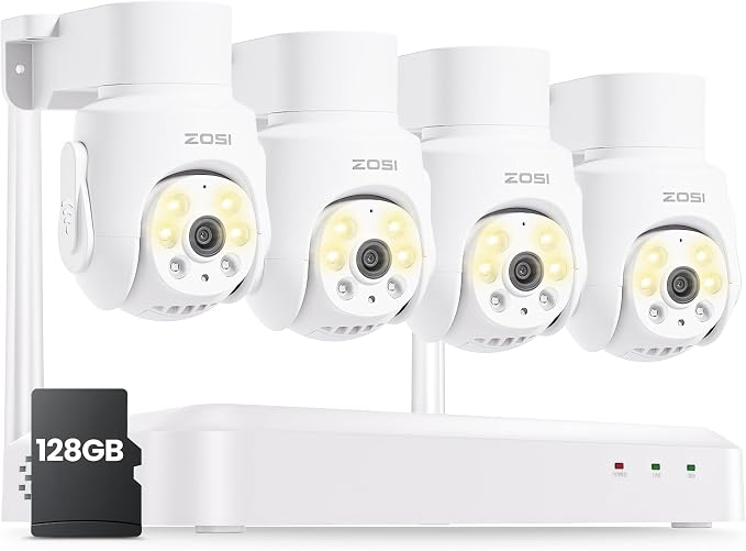 ZOSI 8 Channel 3K Wi-Fi 6 Security Camera System by ZOSI