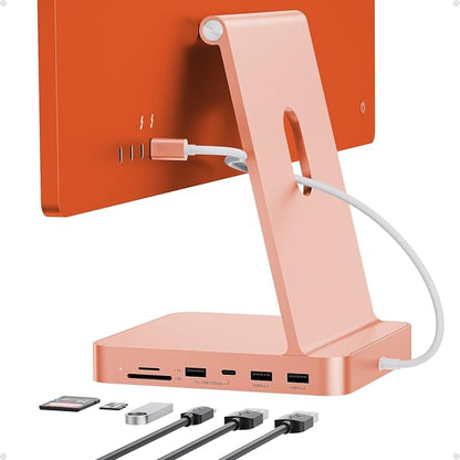 USB C HUB for iMac 24 inch 2021/2023/2024, USB Hub Adapter iMac Accessories for by PULWTOP