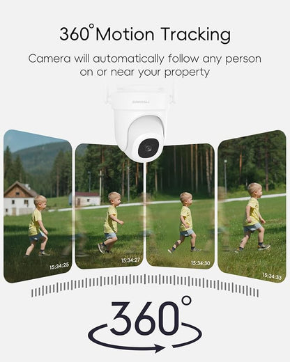 ZUMIMALL 2K Wired Outdoor Camera, 2.4G/5G WiFi Security Camera, 24/7 Recording - Image 2