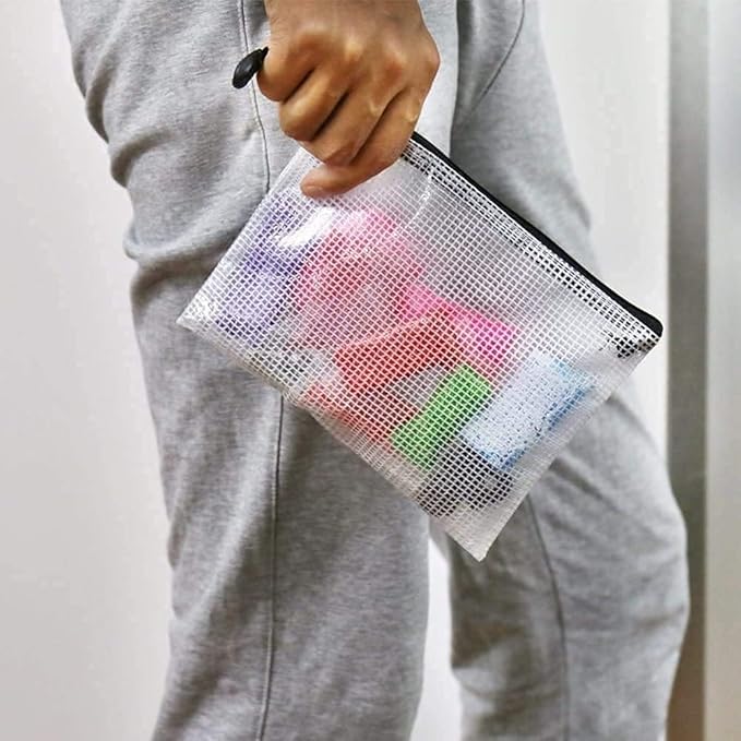 Mesh Zipper Pouch Bags, Zipper Bags - Image 7