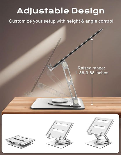 Laptop Stand for Desk 360° Flexible Rotating, Ergonomic Adjustable Laptop Riser - Image 5