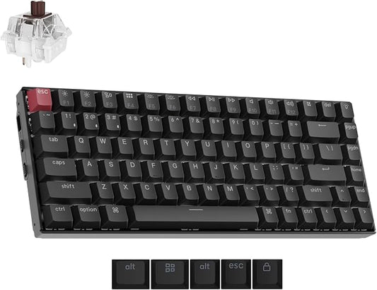 Keychron K2 75% Layout QMK Wireless and Wired Options Mechanical Keyboard Super by Keychron