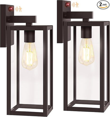 BesLowe Upgraded Motion Sensor Outdoor Wall Lights, 15” Dusk to Dawn Porch by BringYouBrightFuture