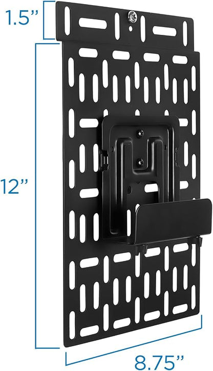Mount-It! Cable Box Mount Behind TV | Adjustable Universal Mounting Bracket - Image 9