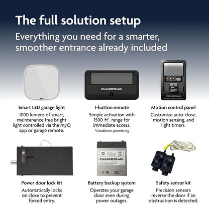 Chamberlain RJO101MC Ultra-Quiet Wall Mount Garage Door Opener - Image 9