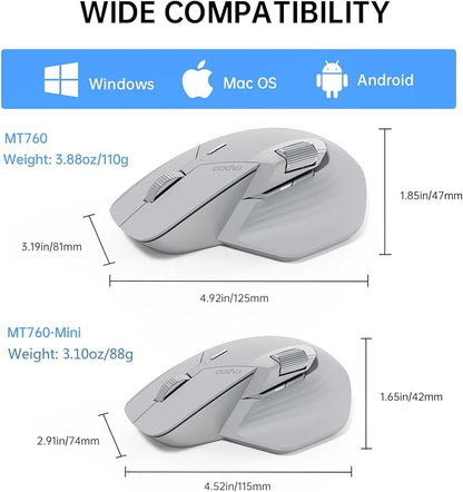 Rapoo MT760Mini Bluetooth Wireless Mouse - Image 8
