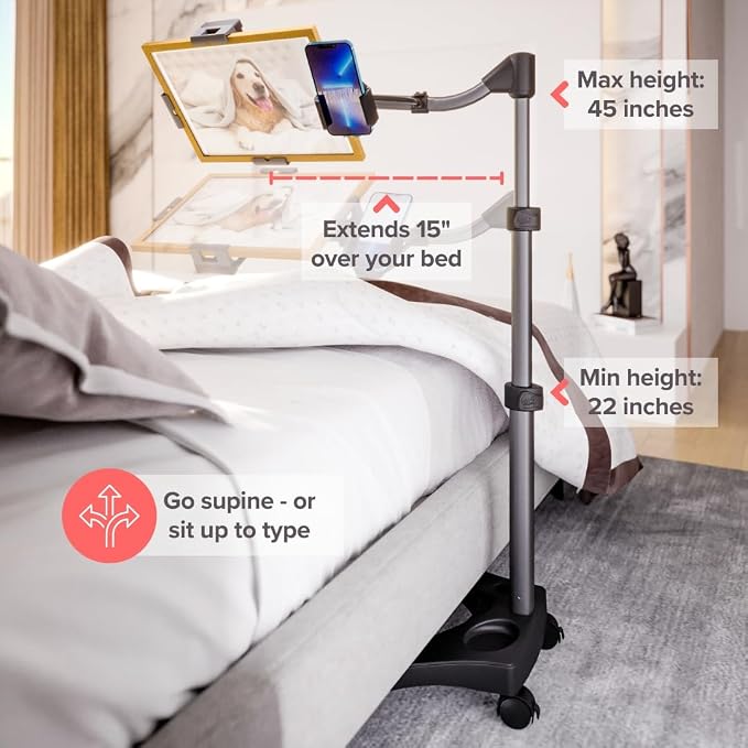 LEVO G2 Essential Tablet Floor Stand Tablet PCs, iPad mini, New iPad Pro - Image 3