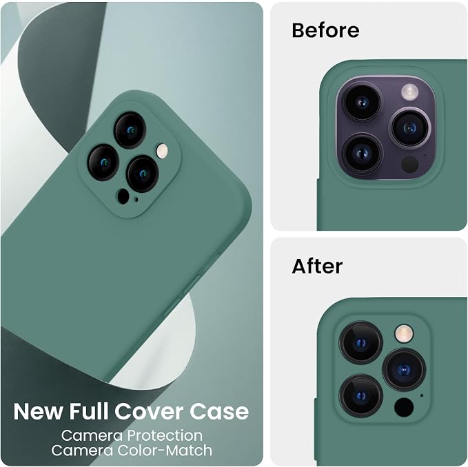 FireNova for iPhone 14 Pro Case, Silicone Upgraded Phone Case with, Soft - Image 3