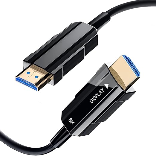8K HDMI 2.1 Cable 75ft, Long Fiber Optic HDMI Cable, Ultra High Speed Thin HDMI by RUBMUD