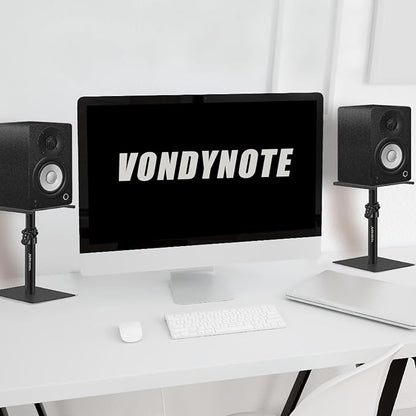 Set of 2 Desktop Studio Monitor Speaker Stands Bookshelf Speaker Stands - Image 6
