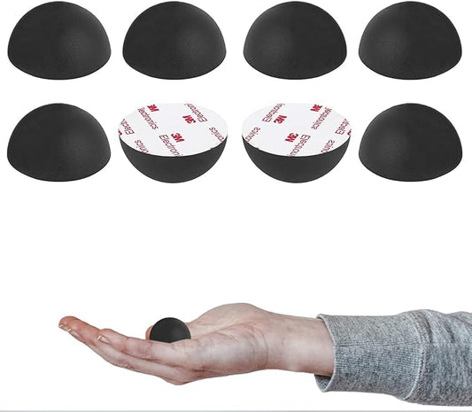 1.25" Silicone Hemisphere Bumpers Isolation Feet Rubber Non-Skid Speaker Pads by AZEAM
