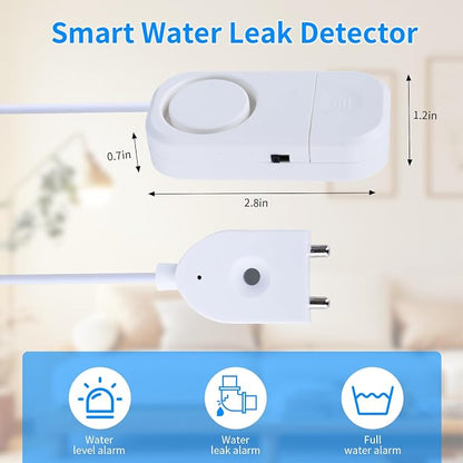Smart Water Leak Detector, 120dB Adjustable Alarm Suit - Image 2