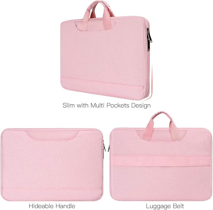 14 15 Inch Laptop Case Women Ladies Bag TSA Laptop Sleeve - Image 3