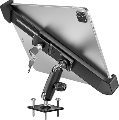 woleyi Anti Theft Heavy Duty Drill Base Tablet Holder Car Mount Dashboard by WOLEYI