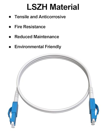 OS2 Uniboot LC to LC Outdoor Armored Fiber Patch Cable, Single Mode 1G/10GB - Image 4