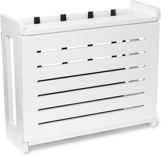 Wooden WiFi Router Storage Box by Unknown