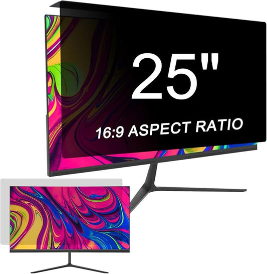 Hanging Computer Privacy Screen Protector Shield 25 inch 16:9 Widescreen by Unknown