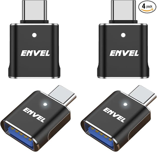 ENVEL USB to USB C Adapter, USB3 5Gbps High Speed Data Transfer, OTG Converter by ENVEL