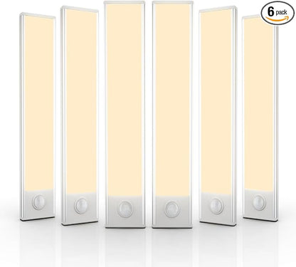 6 Pack Under Cabinet Lights Wireless, 32 LED Motion Sensor Light Indoor by AVEVA