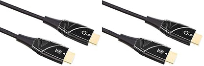 Amazon Basics HDMI Fiber Optic Cable, 18Gbps High-Speed, 48-Bit Color, Audio by AmazonBasics