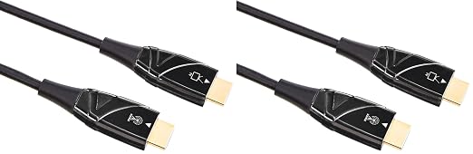 Amazon Basics HDMI Fiber Optic Cable, 18Gbps High-Speed, 48-Bit Color, Slim and by AmazonBasics