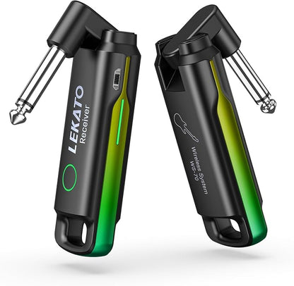 LEKATO Wireless Guitar System UHF Wireless Guitar Transmitter Receiver - Image 9