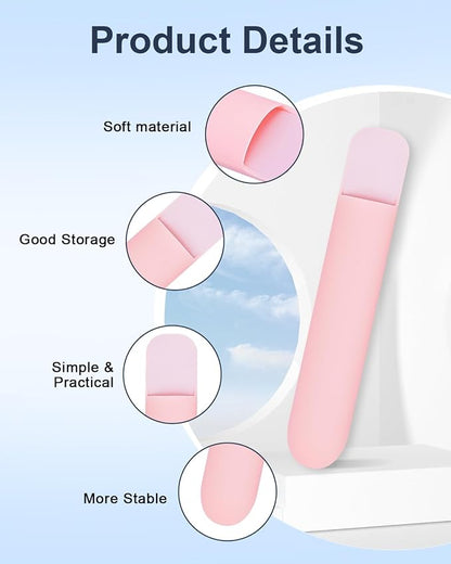 eZAKKA Silicone Pencil Holder For Most Pens, 7.8 inch Self-Adhesive Stick To - Image 3