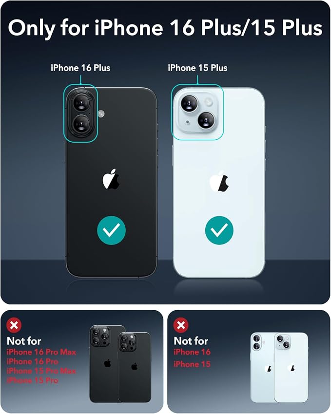 ESR 3 Pack for iPhone 16 Plus/iPhone 15 Plus Privacy Screen Protector, Anti-spy - Image 9