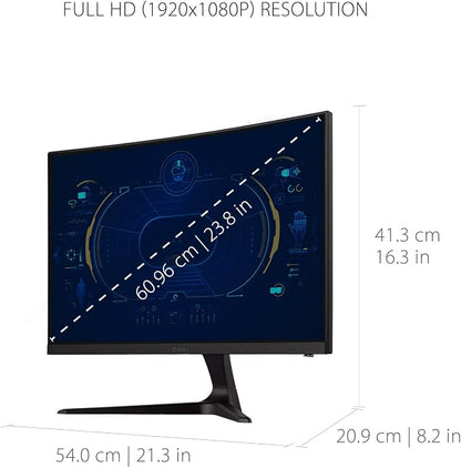 ViewSonic VX2418C 24 Inch 1080p 1ms 180Hz Curved Gaming Monitor - Image 5