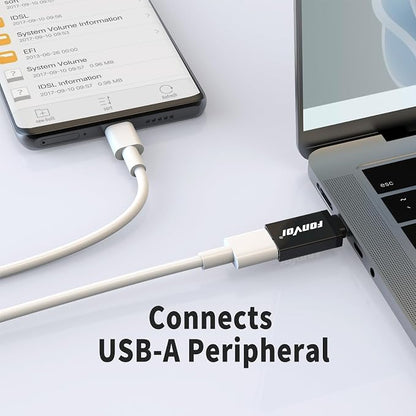 USB C to USB Adapter, USB Type C Male to USB 3.0 Female OTG Adapter Compatible - Image 5