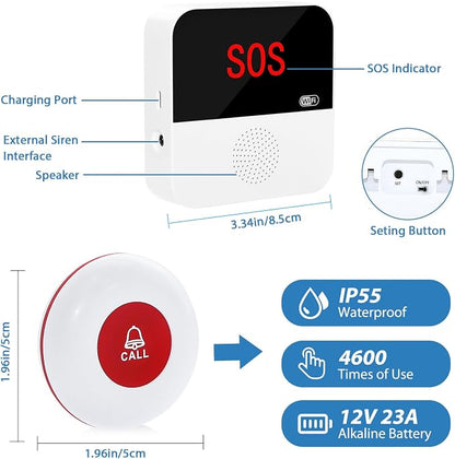WiFi Rechargeable Smart Caregiver Pager System - Image 9